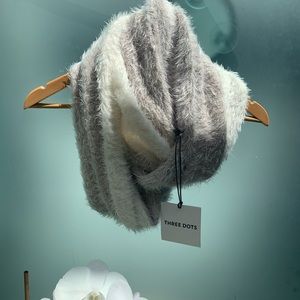 Three Dots Mink & Gardenia Alicia Infinity Scarf